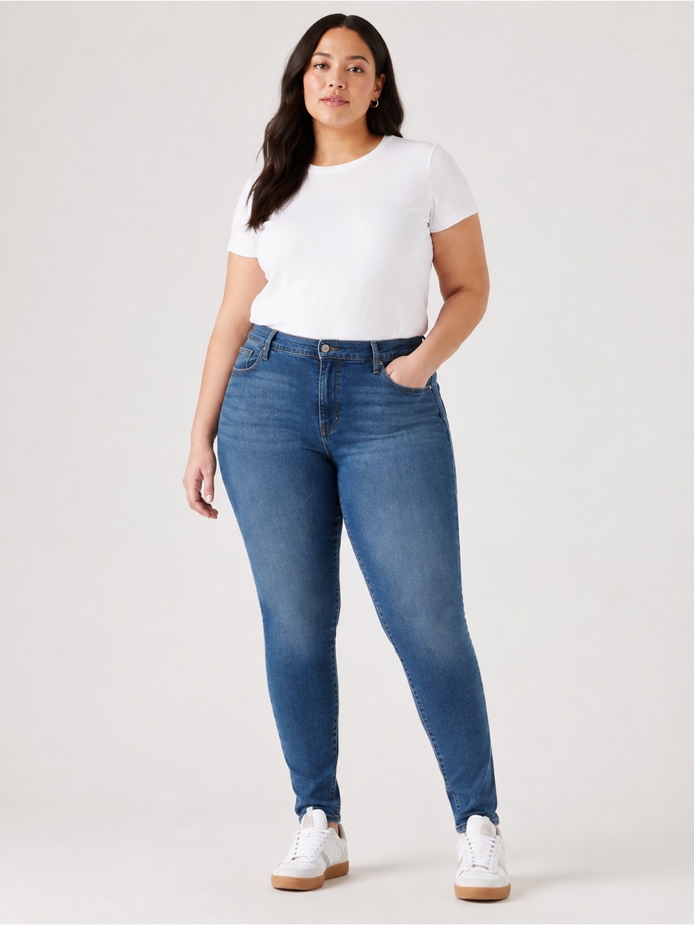 Levi's 311 Shaping Skinny Jeans Tummy Control Stretch Medium Wash Blue 20W NEW